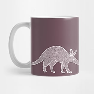 Aardvarks in Love - cute and fun animal ink art design Mug